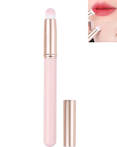 Champagne Facial Brushes, Blush Highlighting, Loose Powder, Fan Mask, Soft Applicator Tools - Image 8