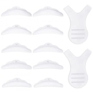 Dokpav 40 Pieces Silicone Eyelash Curler Pads 5 Sizes