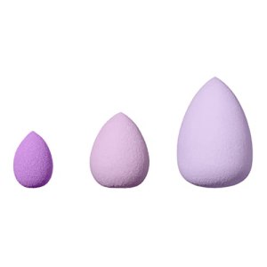 e.l.f. Complexion Sponge Trio, 3 Sizes, Latex Free, Durable