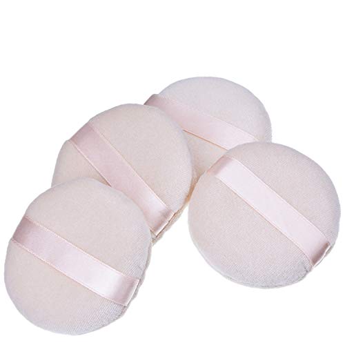 Cosmetic Powder Puff Soft Sponge Foundation Makeup Tool 2.75 Inch, 4 Pack - Flawless Application - Image 2