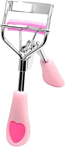 Eyelash Curler Stainless Steel with Brush Mascara Muffle False Eyelashes Accessory Pinkiou Pinkiou 1 Count