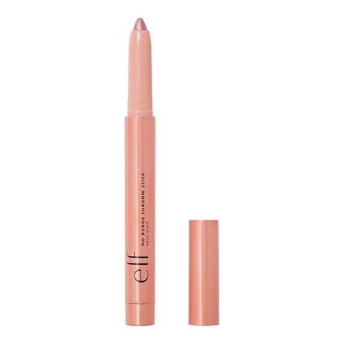 e.l.f. Cosmetics No Budge Shadow Stick, Metallic Finish, Rose Gold, Creamy & Long-Lasting