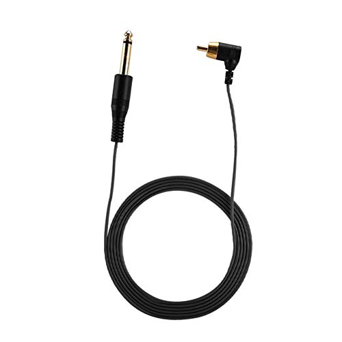 Tattoo Clip Cord RCA Cable Line Connector for Rotary Cartridge Machines (Black) - Image 3