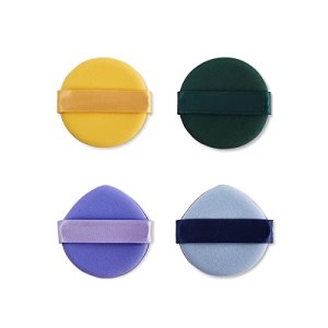 Air Cushion Power Puff 4 Pcs Reusable Soft Blending Sponge Makeup Puff for Women