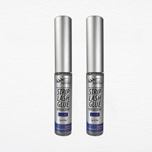 ADCILS Professional Strip Lash Glue White-Clear 5g / 0.17oz - Latex Free/Strong Hold for False Eyelashes