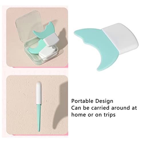 Mascara Guard, Silicone Applicator Shield, Two Curves, Lazy Quick Eye Makeup Tool - Image 2