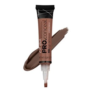 L.A. Girl Pro Conceal HD Concealer, Mahogany, 0.28 Oz Camouflages Imperfections, Evens Skin Tone