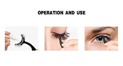 False Eyelashes Extension Applicator Remover Tool Tweezer Nipper Clip BLACK - Image 3