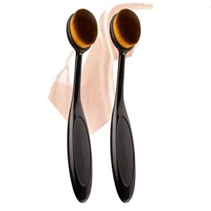 Quick Flawless Makeup Brush 2 Pack Black