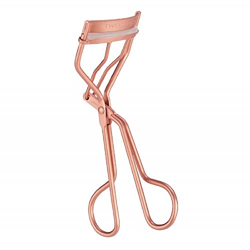Tweezerman Rose Gold Classic Eyelash Curler 1 Count - Thick Rounded Silicone Pad