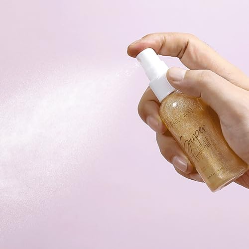 3PCS Body Glitter Spray, for Face Hair Body Glitter, Shimmer Sparkle Powder Makeup Spray for Prom, Festival Rave & Party RoseFlower - Image 3