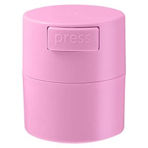 Lurrose Eyelash Glue Container Pink Airtight Cosmetic Storage Case