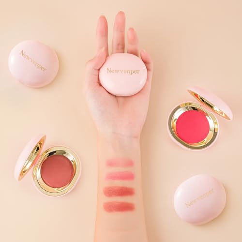 Waterproof Multi Blush Cream 2 in 1 with Mirror Nearly Neutral Newvenper 5.00 g - Image 3