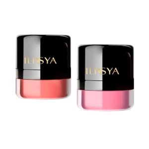 Soft Mushroom Blush for Cheeks - Matte Finish Coral Red, Peach Pollen 8.00g