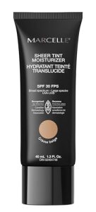 Marcelle Sheer Tint Moisturizer SPF 30, Crème Beige, Hyaluronic Acid, Aloe
