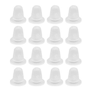 Healifty Tattoo Ink Caps Silicone Eyelash Makeup Pigment Container