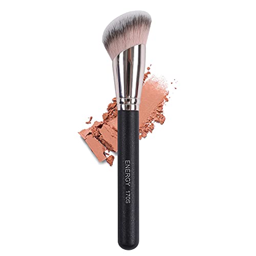 ENERGY Angled Flat Concealer Brush for Under Eye, Nose Contour, Liquid Foundation, Press Powder Palette - Image 22
