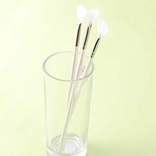 Healifty Fan Brushes for Facials, Soft Fan Brush Makeup Tools - Image 3