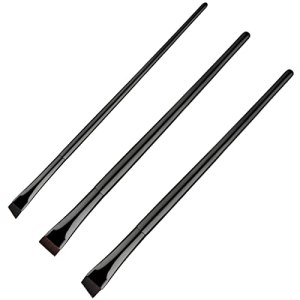 Eyeliner Brush Kit, 3pcs, Flat & Fine Angled, Slanted Brow, Makeup Tools, Eyeshadow Eyebrow Cosmetics