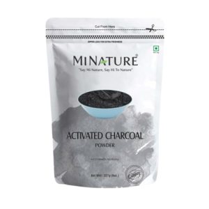 Activated Charcoal Powder by mi Nature | All Pure & Natural| Cruelty & chemical free| Made in India| 227g(8 oz) (0.5 lb)
