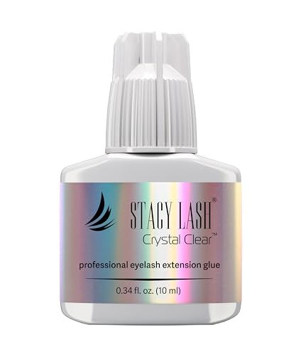 Crystal Clear Eyelash Extension Glue - Stacy Lash (0.17fl.oz / 5ml) 1 Sec Drying Time, 8 Weeks Retention, Professional Use Only - Image 10