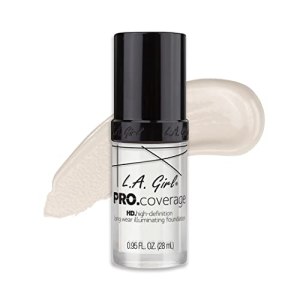 Pro Coverage Liquid Foundation, White, 0.95 Fl Oz, Long-Wearing, Full Coverage