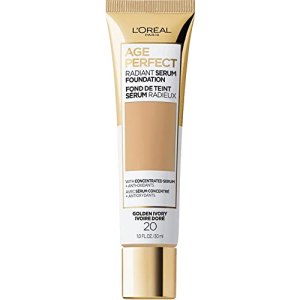 L’Oréal Paris Age Perfect Radiant Serum Foundation, Vitamin B3, Golden Ivory, SPF 50, 30ml