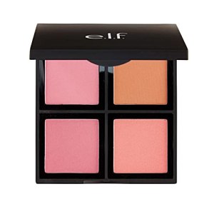e.l.f. Powder Blush Palette, 4 Gorgeous Blush Shades, Long-Lasting