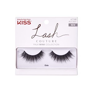 Kiss Lashes Lash Couture Eyelashes - Gala, Mink Effect Design, Reusable