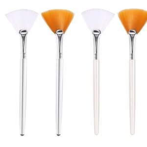 Fan Brush, Facial Brushes, Fan Mask Brush, Soft Applicator Brushes Makeup Tools for Peel Mask Makeup Stocking Stuffers YWY