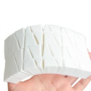 20PCS Makeup Sponge Triangle Cosmetic Wedge White Reusable for Foundation Blending