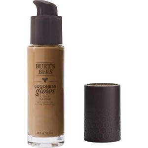 Burt's Bees Goodness Glows Liquid Foundation, Rich Caramel, 1.0 Ounce
