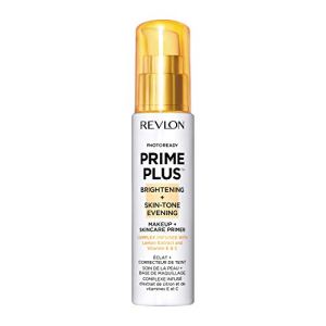 Revlon Face Primer, PhotoReady Prime Plus, Brightening & Skin Tone Evening, 1 Oz/ 30ml