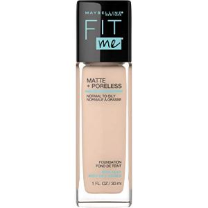 Fit Me Matte + Poreless Foundation 120 Classic Ivory - 1 fl. oz.