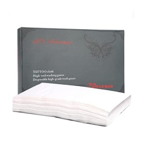 Disposable Tattoo Paper 70pcs, Wipe Tissue Cloth, Permanent Makeup, VILIA