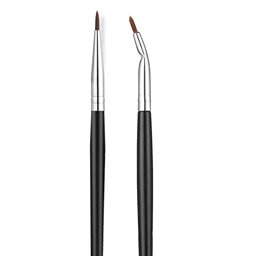 Eyeliner Brushes Set, JASSINS Fine Angled Eyeliner Brushes, Precision Gel Eye Liner Ultra Fine Bent Makeup Brush, 3PCS - Image 7