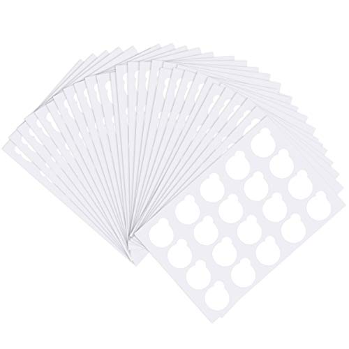 Eyelash Extension Glue Holder Pads 2.5cm Jade Stone Disposable Waterproof Sticker