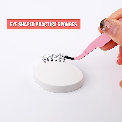 Eye Shape Lash Sponges 50pcs, Cosmetic Supplies - Image 3