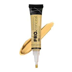 L.A. Girl Pro Conceal HD Concealer, Yellow Corrector, Camouflages Imperfections, 0.28oz