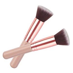 Professional Makeup Brush Set Flat Head Soft Synthetic Fiber Blush Buffing