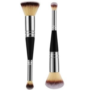 Dual-Ended Foundation Brush for Makeup Lovers