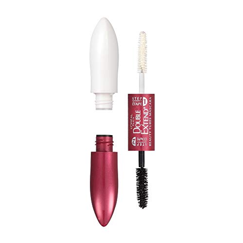 L’Oréal Paris Double Extend Beauty Tubes Eyelash Lengthening Mascara, Blackest Black, 5ml