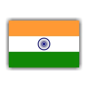 Womaha 30 Sheets India Flag Temporary Tattoos Small Package