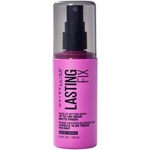 Maybelline New York Setting Spray, Matte Finish, 16H Wear, Facestudio Lasting Fix Makeup, 3.4 fl. oz.