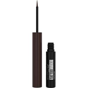 TattooStudio Liquid Ink Liner, 36HR Wear, Sweat Resistant, Dark Henna Brown, 0.08 fl. oz.