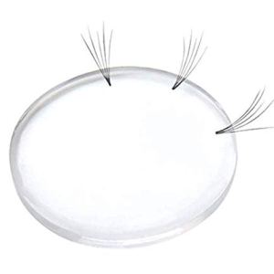 BNP Silicone Transparent Round Dot Lashes Pallet Stand Holder for False Eyelashes Extension