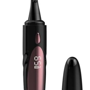 Safe Heated Eyelash Curler, LED Display 4 Temperature Settings, 48Hrs Long Lasting, USB Rechargeable, Black