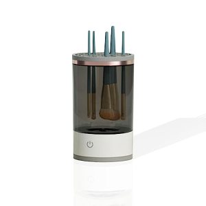 Gugxiom Electric Makeup Brush Cleaner, 7000 Rpm, Clear Cup, Suitable for Multiple Brushes