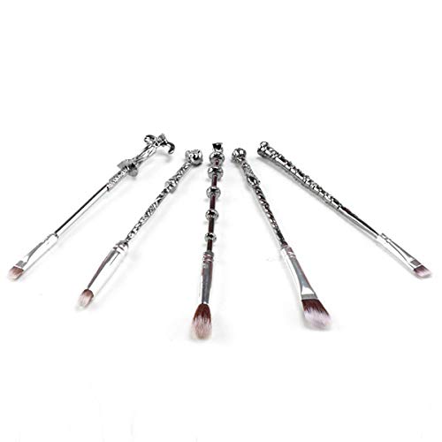 Potter Magic Wand Brush Set 5 Pieces Silver Black Ithyes - Image 4