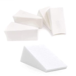 Makeup Sponge Mini Applicator Wedges Pack of 100 I Triangle Cosmetics for Face Makeup